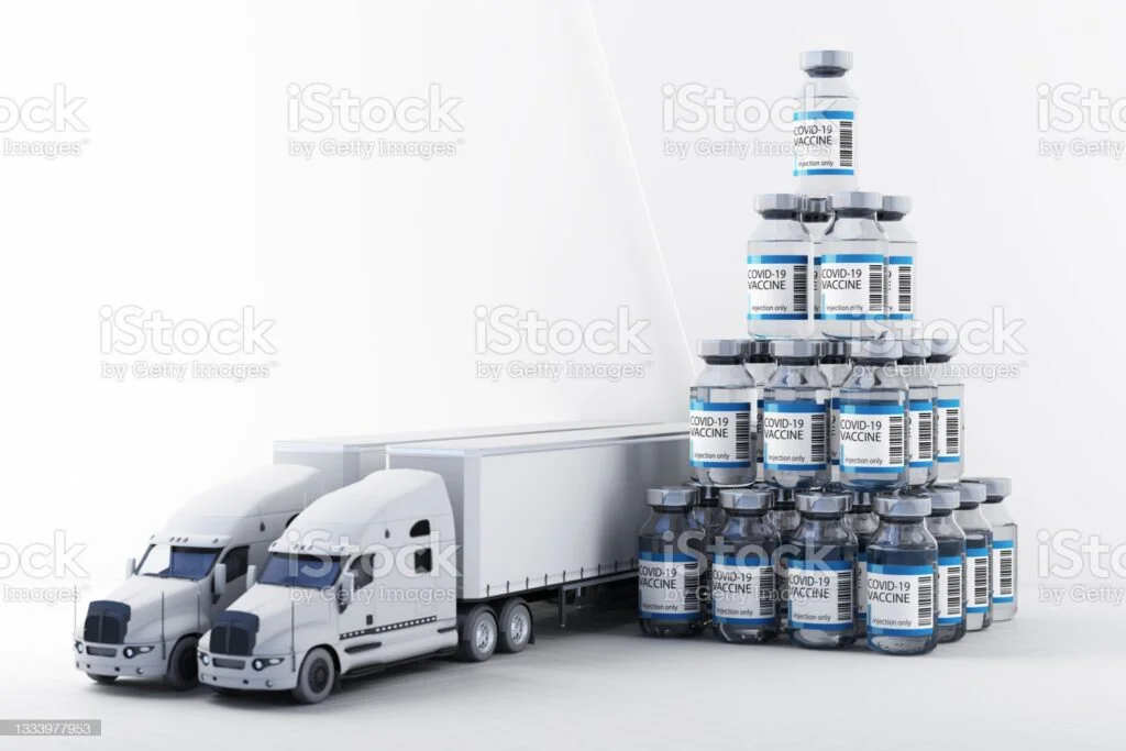 Transportation of medicines and vaccines