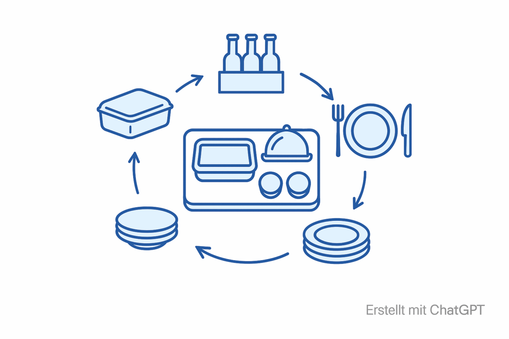 Digitaler Kreislauf im Catering Prozess